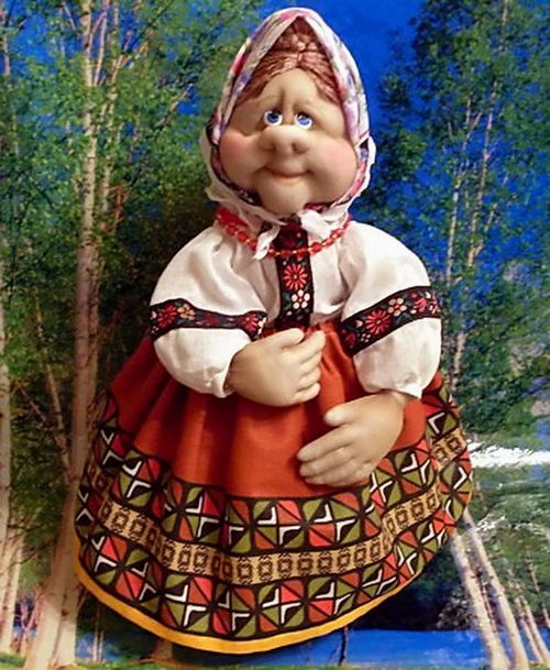 Кукла из колготок своими руками. добрая баба-яга для украшения дома: элементарная техника изготовления кукол