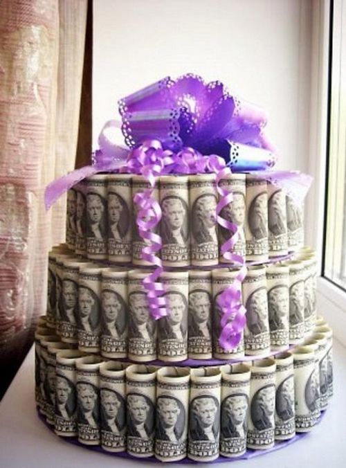 Торт из денег своими руками: на свадьбу, юбилей, рождение ребёнка. как сделать желанный торт из денег: идеи и пошаговые инструкции